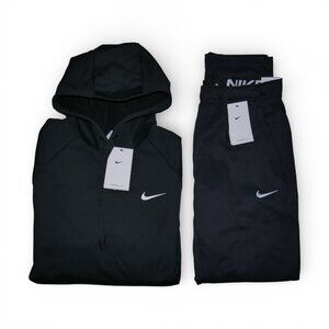 Nike Therma-Fit 2 Piece Sweatsuit Men's Size S Fleece Tracksuit Outfit Set NWT